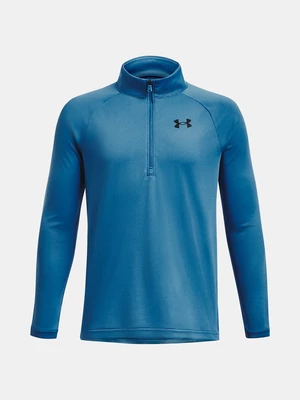 Under Armour Tričko UA Tech 2.0 1/2 Zip-BLU - Kluci