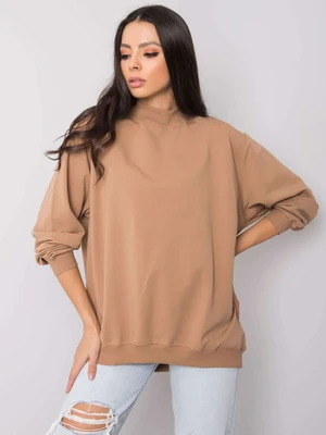 Brown cotton sweatshirt