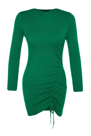 Trendyol Green Mini Knitwear Dress