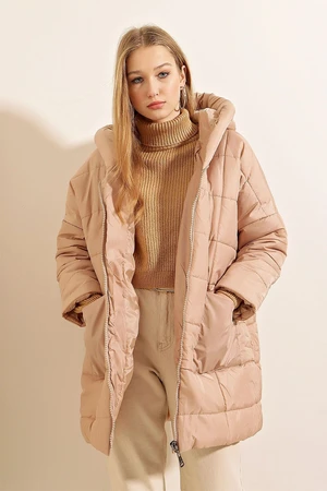 Bigdart 5130 Loose Puffy Coat - Mink