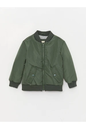 LC Waikiki College Collar Plain Baby Boy Bomber Coat