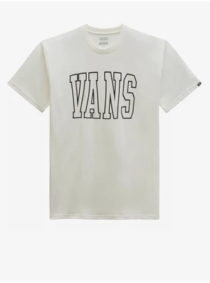 White men's T-shirt VANS Arched line - Men