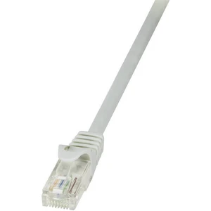 LogiLink CP2052U RJ45 sieťové káble, prepojovacie káble CAT 6 U/UTP 2.00 m sivá s ochranou 1 ks