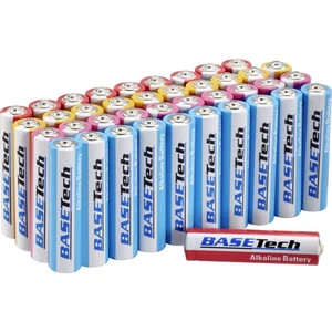 Basetech LR03 mikrotužková batérie typu AAA  alkalicko-mangánová 1300 mAh 1.5 V 40 ks