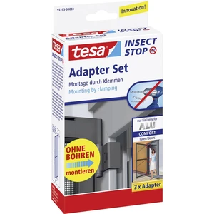 tesa 55193-03 Adapter Alu Comfort mriežka na muchy sada adaptérov Vhodný pre značku Tesa tesa Fliegengitter  3 ks