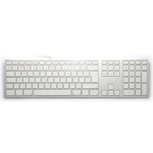 Matias FK318S-UK Aluminium USB klávesnica UK anglická, QWERTY, Mac strieborná