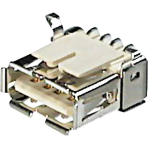 USB-zabudovacia zdierka-SMD 2.0 zásuvka, vstavateľná horizontálna TC-A-USB A/SMT-203  1586504 TRU COMPONENTS Množstvo: 1