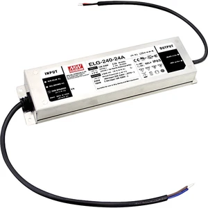 Mean Well ELG-240-24D2-3Y napájací zdroj pre LED, LED driver  konštantné napätie, konštantný prúd 240 W 10 A 12 - 24 V/D