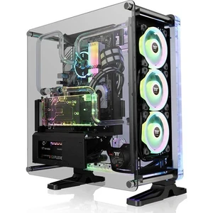 Thermaltake DistroCase™ 350P tower PC skrinka čierna bočné okno, vhodné pre vodné chladenie AIO