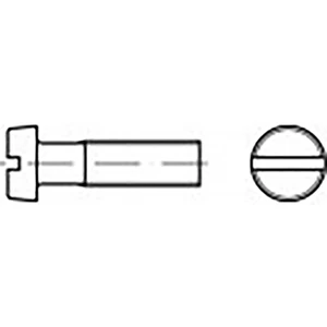 TOOLCRAFT  TO-6853071 skrutky s valcovou hlavou  M3 16 mm drážka DIN 84   Ušlechtilá ocel V4A  A4 200 ks