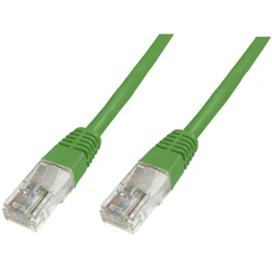 Digitus DK-1511-010/G RJ45 sieťové káble, prepojovacie káble CAT 5e U/UTP 1.00 m zelená  1 ks