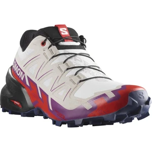 Salomon Speedcross 6 EU 40 ⅔, White/Sparkling Grape/Fiery Red Dámské boty