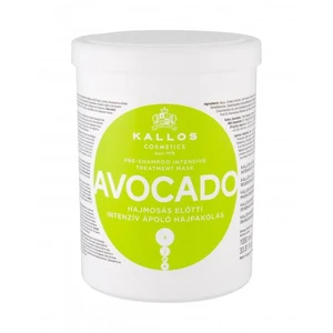 Kallos Cosmetics Avocado 1000 ml maska na vlasy pre ženy na poškodené vlasy; na šedivé vlasy; na zralé vlasy