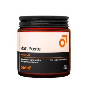 Beviro Matt Paste - zmatňujúca pasta na vlasy so strednou fixáciou (100 g)