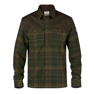 Košile Fjällräven Granit Shirt - Green Velikost: M