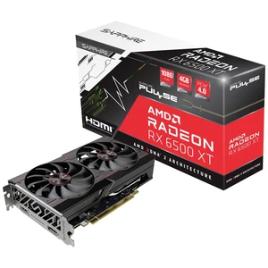 Sapphire grafická karta AMD Radeon RX 6500 XT Pulse 4 GB GDDR6-RAM PCIe x16 DisplayPort, HDMI ™