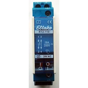 Eltako R12-110-24V spínacie relé Menovité napätie: 24 V Spínací prúd (max.): 8 A 1 spínací, 1 rozpínací  1 ks