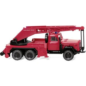 Wiking 086149 H0 Magirus Deutz Žeriavový nákladný automobil Urán KW 15