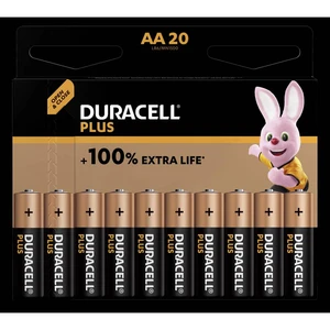 Duracell Plus-AA CP20 tužková batéria typu AA alkalicko-mangánová  1.5 V 20 ks