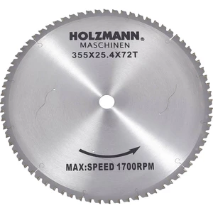 Holzmann Maschinen MKS355SB MKS355SB tvrdokovový pílový kotúč 355 x 25.4 mm Počet zubov (na palec): 72 1 ks