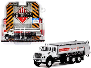 2018 International WorkStar Tanker Truck White and Silver "S.D. Trucks" Series 15 1/64 Diecast Model by Greenlight