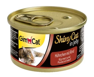 Shiny Cat Konzerva Kura s Hovädzím 70g