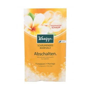 Kneipp Bubbling Mineral Bath Salt Unwind Frangipani & Moringa 80 g koupelová sůl pro ženy