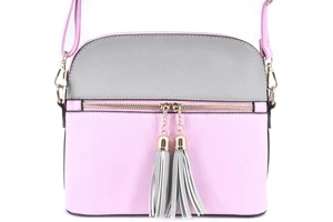 Dámská kabelka crossbody - růžová