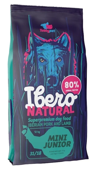 Ibero NATURAL dog MINI JUNIOR - 2x12kg