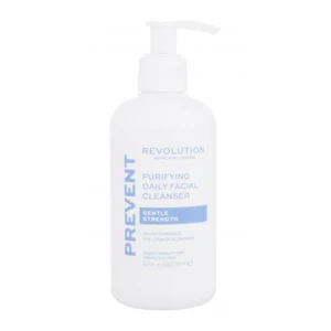 Revolution Skincare Prevent Purifying Daily Facial Cleanser Gentle Strength 250 ml čistiaci gél pre ženy na mastnú pleť; na problematickú pleť s akné