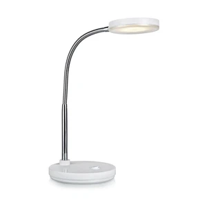 Biela stolová LED lampa Markslöjd Flex