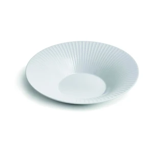 Biely porcelánový polievkový tanier Kähler Design Hammershoi, ⌀ 26 cm