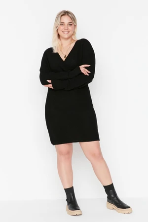 Trendyol Curve Black Knitwear Dress