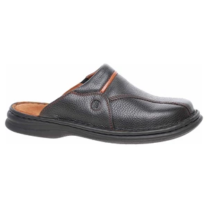 Pánske papuče Josef Seibel 10999 26611 schwarz-cognac 50