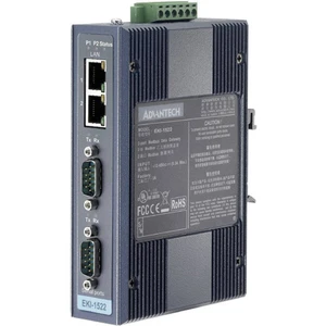 Advantech EKI-1522-CE konvertor rozhrania RS-232, RS-422, RS-485  Počet výstupov: 2 x  12 V/DC, 24 V/DC