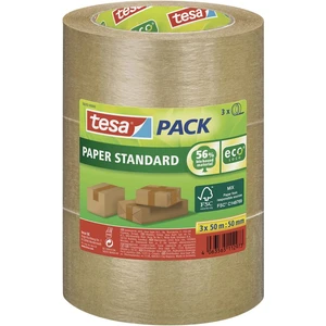 tesa STANDARD ecoLogo® 58292 baliace lepiaca páska  hnedá (d x š) 50 m x 50 mm 3 ks