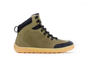 Zimní barefoot boty Be Lenka Ranger - Army Green 38