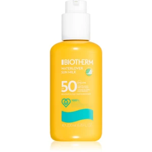 Biotherm Waterlover Sun Milk vodeodolné mlieko na opaľovanie SPF 50 unisex 200 ml