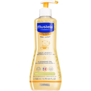 Mustela Bébé Dry Skin čistiaci olej pre deti od narodenia 500 ml