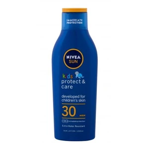 Nivea Sun Kids Protect & Care Sun Lotion SPF30 200 ml opalovací přípravek na tělo pro děti na všechny typy pleti