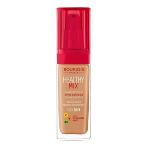 BOURJOIS Paris Healthy Mix Anti-Fatigue Foundation 30 ml make-up 57 Bronze na všechny typy pleti; na dehydratovanou pleť; na rozjasnění pleti