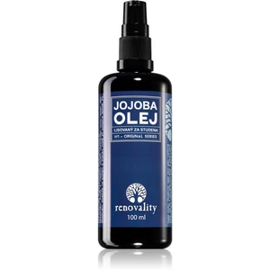 Renovality Original Series Jojoba olej lisovaný za studena pleťový olej pre suchú pleť 100 ml