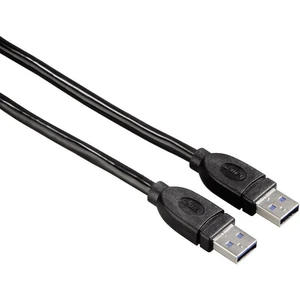 Hama #####USB-Kabel #####USB 3.2 Gen1 (USB 3.0 / USB 3.1 Gen1) #####USB-A Stecker, #####USB-A Stecker 1.80 m čierna pozl