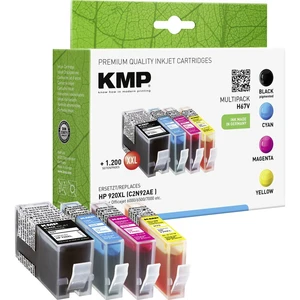 KMP Ink náhradný HP 920XL kompatibilná kombinované balenie čierna, zelenomodrá, purpurová, žltá H67V 1717,0055