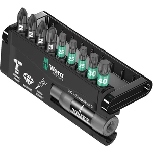 Wera 8755/67-9/IDC Impaktor Bit-Check 05057683001 sada bitov 10-dielna krížový PZ, Torx technológia Impaktor