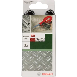 Bosch Accessories  2609256241 brúsny pás  Zrnitosť 60  (d x š) 455 mm x 13 mm 3 ks