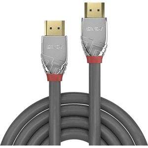 LINDY HDMI prepojovací kábel #####HDMI-A Stecker, #####HDMI-A Stecker 7.50 m sivá 37875  #####HDMI-Kabel