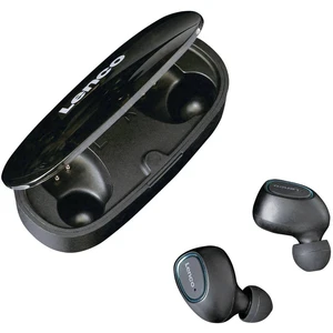 Lenco EPB-410BL true Wireless  štupľové slúchadlá do uší Headset, odolný proti potu, vodeodolná čierna