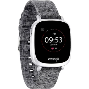 X-WATCH Ive XW Fit smart hodinky  33 mm  sivá