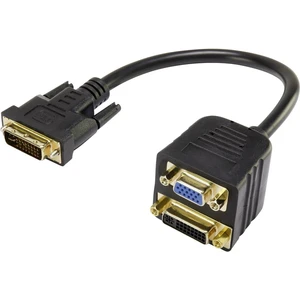 DVI / VGA Y adaptér Renkforce RF-4279962, čierna